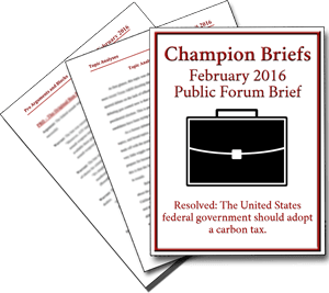 February Public Forum Brief