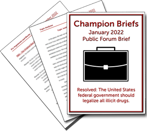 January Public Forum Brief