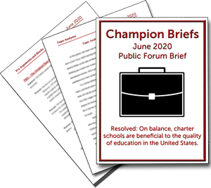 June Public Forum Brief