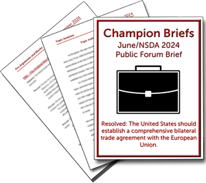 June/NSDA Public Forum Brief