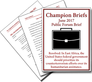 June Public Forum Brief