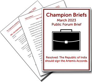 March Public Forum Brief