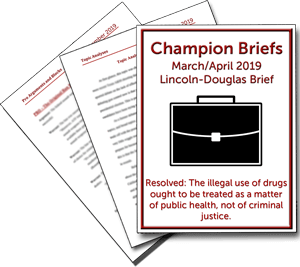 March/April Lincoln-Douglas Brief