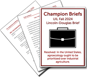 UIL Fall 24 Lincoln-Douglas Brief